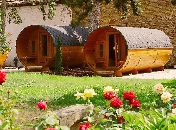 Urige Schlaffaesser Im Winzergarten Inklusive Weinprobe キャンプ場 Bockenheim an der Weinstrasse