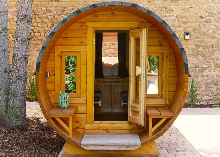 キャンプ場 Urige Schlaffaesser Im Winzergarten Inklusive Weinprobe